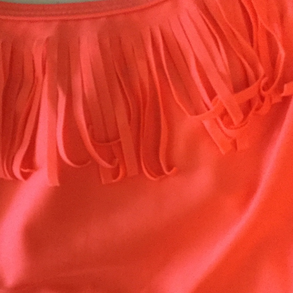 NWT SZ 4T hot coral fringe 1pc - Picture 3 of 5